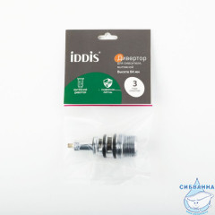 Дивертор для смесителя, латунь, h=64 мм, M24x1,5, вытяжной, хром, IDDIS, 997B0264SM