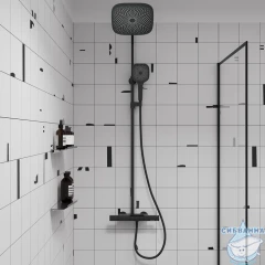 Душевая система Iddis SpaHome 260 SPHBLTKi06 (черный матовый)