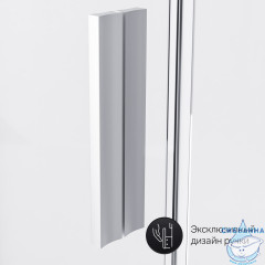 Душевое ограждение AM.PM Gem W90G-405-090MT 90x90 профиль хром, стекло прозрачное (без поддона)