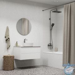 Душевая система Iddis Parker 340 1 режим PARGM3Fi06 (графит)