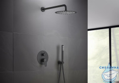 Душевая система Aquatek Бетта AQ1172MB (черный матовый)