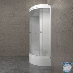 Душевая кабина Тритон Коралл L 120х80 В профиль белый, стело лайт Щ0000068947