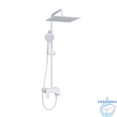 Душевая система Wasserkraft 300 1 режим A185.163.155.WM (белый матовый)