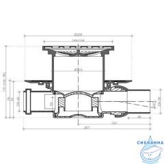 Дренажный трап для душа Pestan Confluo Standard 13000010