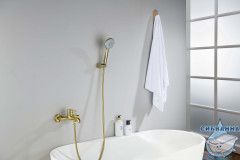 Смеситель для ванны Aquatek Европа AQ1349BG (золото шлифованное)