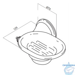 Мыльница Am.Pm 5 O Clock A2534201