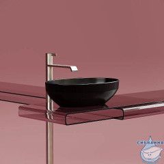  Раковина на столешницу 50 см Ceramicanova Element CN6056MB (черный матовый)