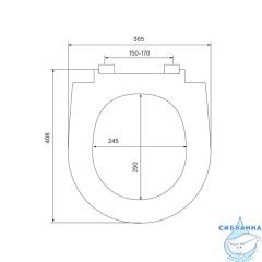 Сиденье для унитаза, полипропилен, Soft close, 142, IDDIS, 142PPS0I31