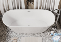 Акриловая ванна Grossman Forta GR-1503 170X75 с каркасом (белый глянцевый)