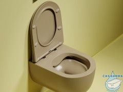 Унитаз подвесной безободковый Ceramicanova Modena  Rimless CN6063MC с сиденьем быстросъемным Soft Close (микролифт)