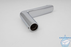 Излив для смесителя, с верхним душем, латунь, 160 мм, поворотный, хром, IDDIS, 995VD16C6SM