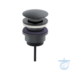 Донный клапан для раковины Oliveeka OL-SS07-BGM (оружейная сталь)