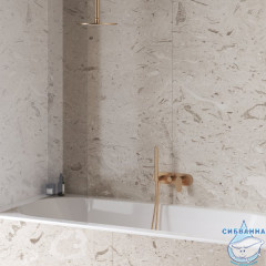 Встраиваемый смеситель для ванны Ravak Eleganta X070370 (розовое золото)