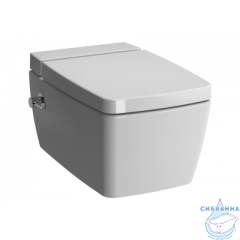 Унитаз подвесной безободковый с функцией биде Vitra Metropole Rim-Ex VitrAfresh 7672B003-1087 с сиденьем Soft Close (микролифт)