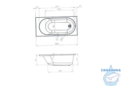 Акриловая ванна 1 MARKA Atlas 150x70