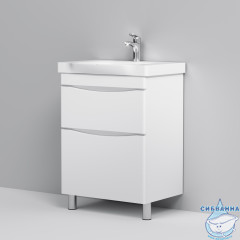 Тумба под раковину Am.Pm Like 65 M80FSX0652WG белый глянец