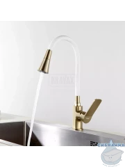 Смеситель кухни Frap F4462-3 (сатин золотой)