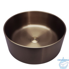 Раковина накладная ABBER Wasser Kreis AF2407MRG розовое золото матовое