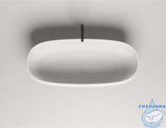  Ванна из искусственного камня Salini Greca 180x80 (материал Solix, белый матовый)