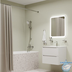 Лейка для душа, хром, Optima Home, IDDIS, OPH3FC0i18