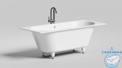 Ванна из искусственного камня Salini Ornella Axis 170x75 (материал S-Sense, белый матовый)