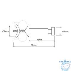 Крючок для полотенцесушителя Bemeta Rawell 104506124