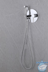 Встраиваемый смеситель с гигиеническим душем ABBER Emotion AF8826 (хром )