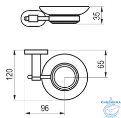 Держатель с мыльницей Ravak Chrome X07P187