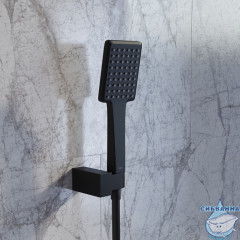 Лейка для душа Iddis Slide 1 режим SLI1F0Bi18 (черный матовый)