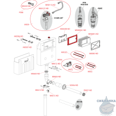 Бачок для унитаза Alcaplast Basicмodul AM112-0001