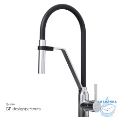 Смеситель для кухни AM.PM Like F8013000 (хром/черный)