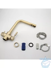 Смеситель кухни Frap F4352-4 (бронза)