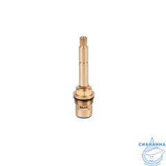 Кран-букса для смесителя, керамика, 180°, 20 зубцов, G1/2", h=87 мм, IDDIS, 998CR870SM