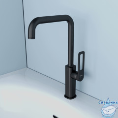 Смеситель для кухни Iddis Slide SLIBL00i05 (черный матовый)