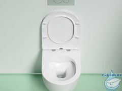 Унитаз подвесной безободковый Ceramicanova Modena  Rimless CN6063MW с сиденьем быстросъемным Soft Close (микролифт)