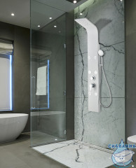 Душевая панель Aquanet Galaxy White 200 2 режима 209999 (белый матовый)