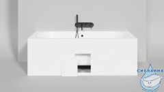 Ванна из искусственного камня Salini Ornella Axis 170x75 (материал S-Sense, белый глянцевый)