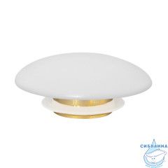 Накладка на слив для раковины ABBER AC0014MW белая матовая, керамика