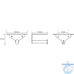 Держатель для туалетной бумаги Bemeta Organic 157112151 