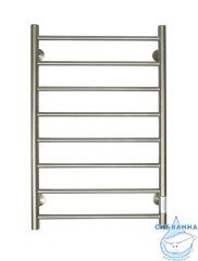 Полотенцесушитель электрический Санприз Аврора П8 50Х80 U (никель) (подключение универсальное)