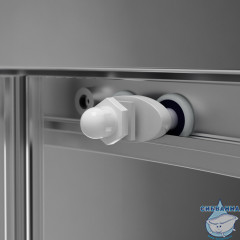 Душевое ограждение AM.PM X-Joy Twin Slide 90х90 W88E-205-090MT64 профиль хром, стекло прозрачное (c поддоном)
