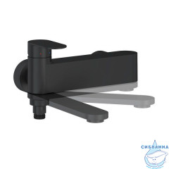 Смеситель для ванны Ravak Chrome CR II 022.00BL X070463 (черный матовый)