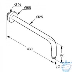 Душевая система Kludi Zenta 388320545 1 режим (хром)