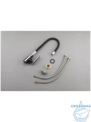 Смеситель кухни Frap F4457 (хром/черный)