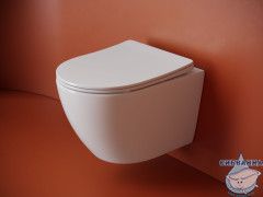 Унитаз подвесной безободковый Ceramicanova Uno Rimless CN11001T с сиденьем быстросъемным Soft Close (микролифт)