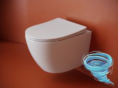 Унитаз подвесной безободковый Ceramicanova Uno Rimless CN11001T с сиденьем быстросъемным Soft Close (микролифт)