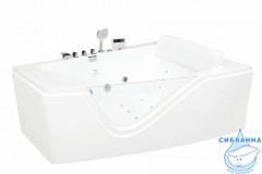 Акриовая ванна Gemy G9056 K R 170х130 с гидромассажем