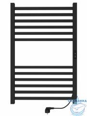 Полотенцесушитель электрический Indigo Attic (с таймером) 50х80 черный муар (с возможностью скрытого подключения, подключение R/L)