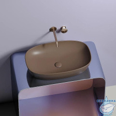  Раковина на столешницу 60 см Ceramicanova Element CN6049MDB (коричневый)