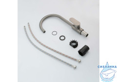 Смеситель для кухни Aquatek Ника AQ1882BGM (оружейная сталь)